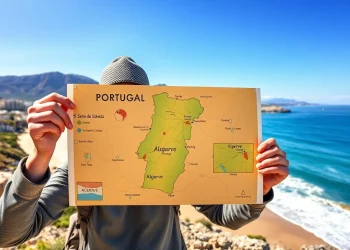 carte du portugal