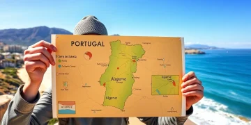 carte du portugal