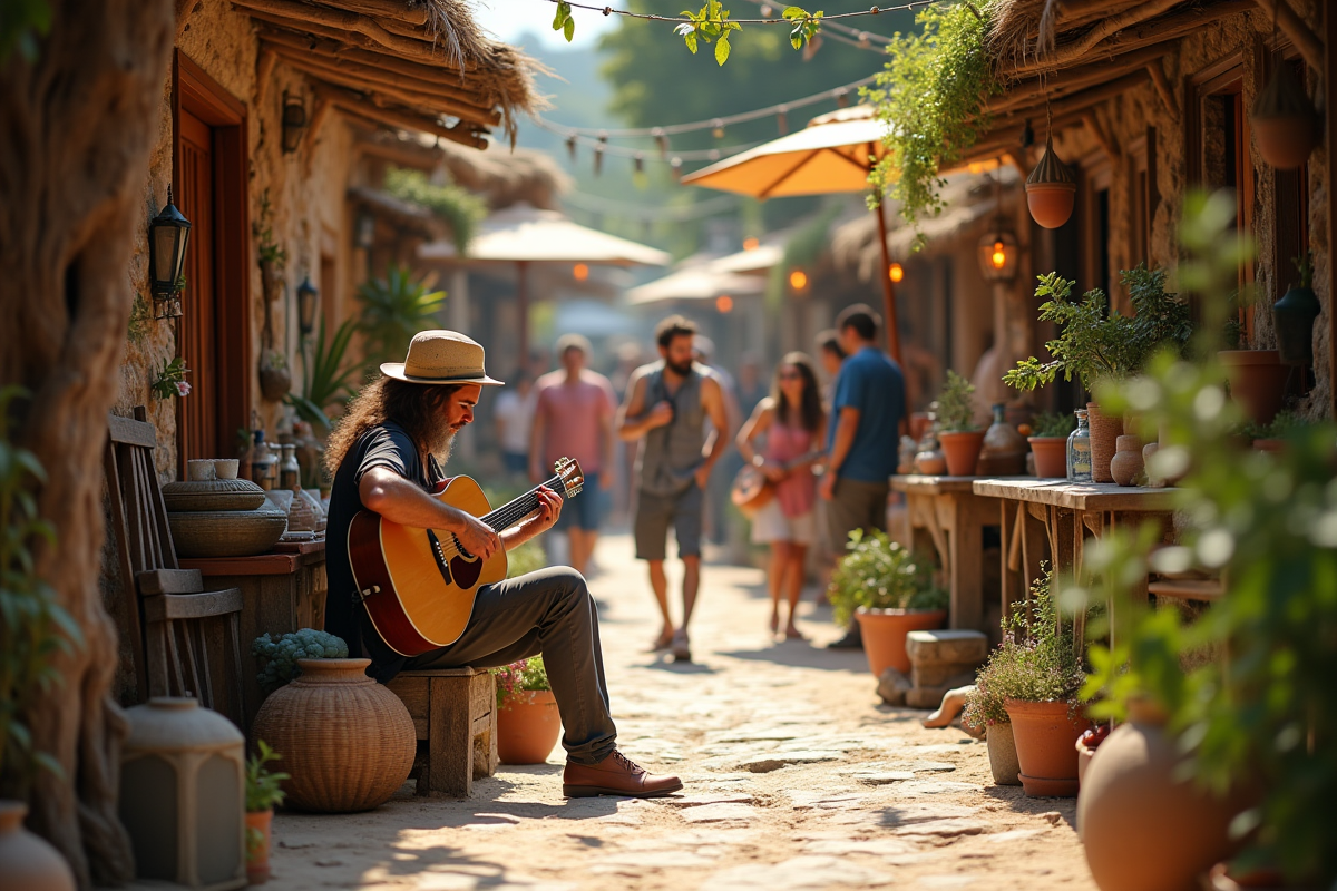 marché hippie